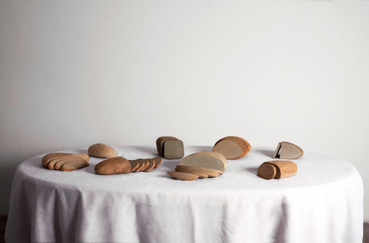 Zhanna Kadyrova, Found-river-stones, 2022
