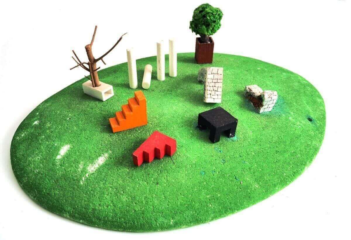 Immagine dell'opera La città morta di Ettore Sottsass.