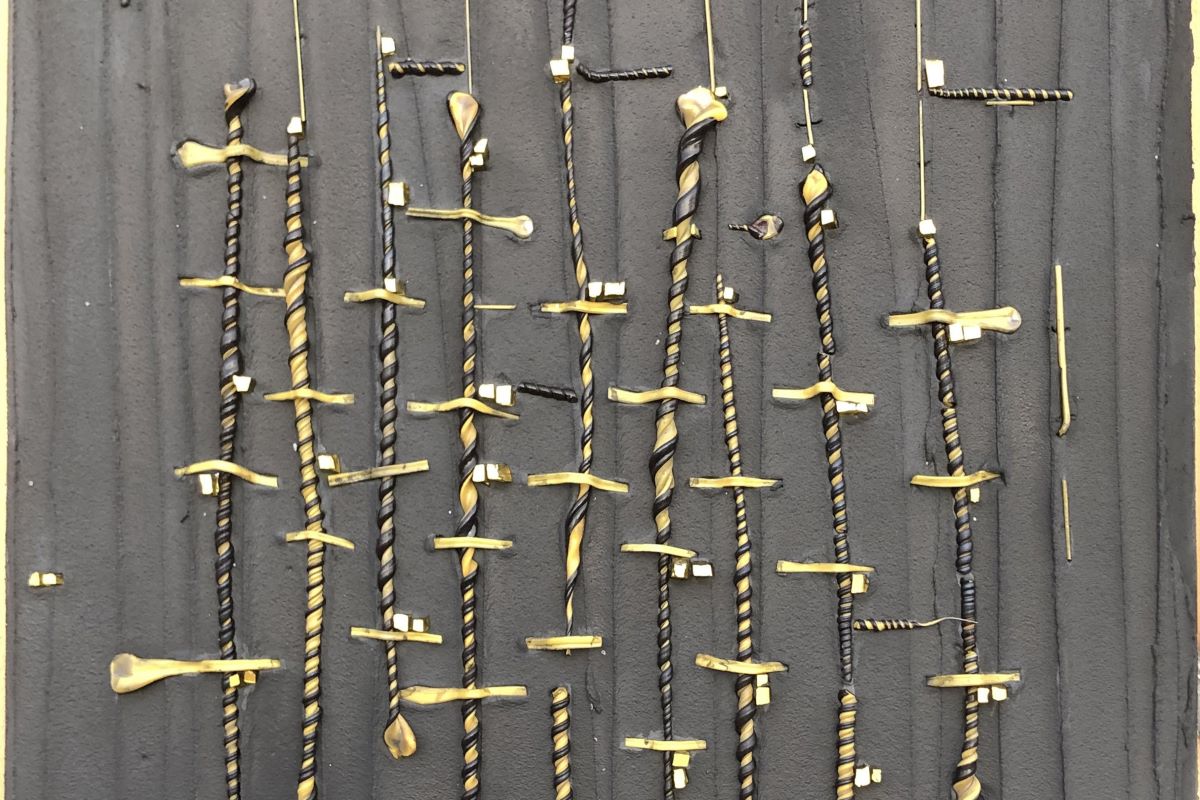 Dettaglio di un mosaico di Annalisa Marcucci