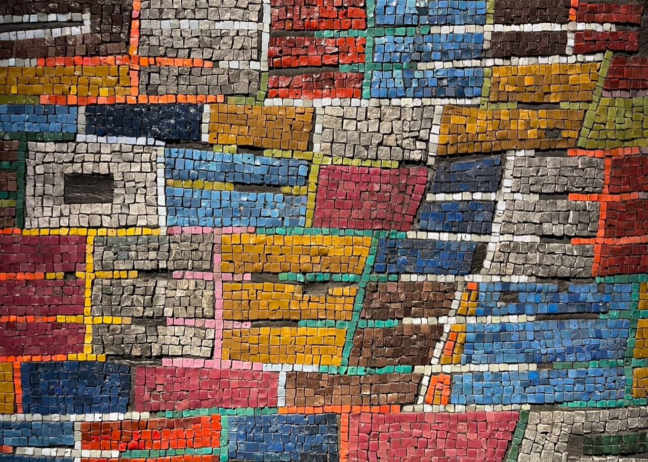 Dettaglio di un mosaico di Cagli