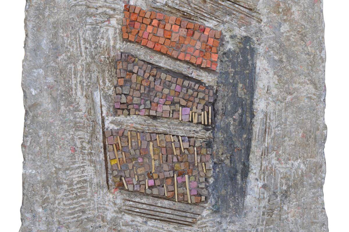 Foto di un mosaico di Marco de Luca.